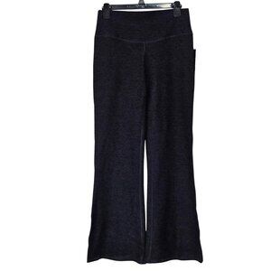 Athletic Works Dark Grey & Black Heathered Buttercore Flare Pants Size Large NWT